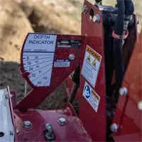 KY400 Trencher Precision depth control via the trenching depth gauge makes the KY400 ideal for contractors who need consistent results every job.