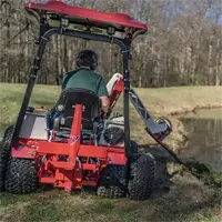 Keep pond edges clean and vegetation-free with the Ventrac MA900 Boom Mower, perfect for trimming overgrown plants and maintaining waterway aesthetics.