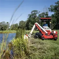 MA900 Boom Mower Designed for precision, the MA900's 39-inch double-action sickle bar cutting head ensures clean cuts along pond edges, ditches, and other water features, enhancing the aesthetic appeal of golf course landscapes.