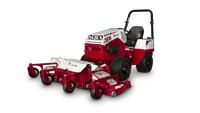 MJ840 Contour Mower Designed with flip-up decks for easy blade changes and cleaning, the MJ840 keeps maintenance quick and simple.