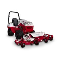 MJ840 Contour Mower Built for versatility, the MJ840 Contour Mower includes full rear rollers and front rollers to prevent scalping and provide a polished cut.