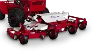 The Ventrac MJ840 Contour Mower's 83-inch working width and 40 degrees of motion allow golf course superintendents to mow undulating fairways and slopes with precision, ensuring a pristine finish.