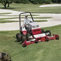 MJ840 Contour Mower Enhance the aesthetics of your golf course with the MJ840's full rear rollers, which create crisp, defined lines and stripes, giving your course a well-manicured look.