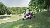 MJ840 Contour Mower With independent floating decks, the MJ840 perfectly follows undulating golf course terrain, maintaining pristine turf conditions.