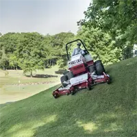 MJ840 Contour Mower With independent floating decks, the MJ840 perfectly follows undulating golf course terrain, maintaining pristine turf conditions.
