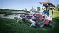 MR770 Reel Mower Clean bunker edges with confidence—the MR770 hugs contours for a pristine, pro-level finish.