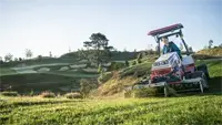 MR770 Reel Mower Designed for turf professionals, the MR770 combines precision reel cutting with Ventrac’s all-terrain capability—bringing efficiency and quality to the toughest mowing jobs.