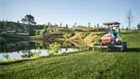 MR770 Reel Mower Keep golf courses tournament-ready—Ventrac’s MR770 provides pristine, low-cut turf even across challenging landscapes.