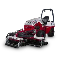 MR770 Reel Mower Equipped with hydraulically driven reels and floating wings, the Ventrac Reel Mower adapts to undulating terrain for a consistent, professional-quality finish.