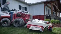 Finish Mower Navigate tight turns and confined spaces effortlessly with the Ventrac Finish Mower's compact design and offset deck.