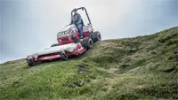 Finish Mower The Ventrac Finish Mower adapts to steep inclines, ensuring consistent, professional-grade mowing results on hilly landscapes.