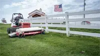 Finish Mower Easily maintain turf along fences and boundaries with the Ventrac Finish Mower’s precise cutting capabilities and durable deck design.