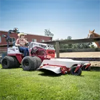 Finish Mower Maintain equine properties with precision; the Ventrac Finish Mower's adjustable height settings accommodate various turf conditions.