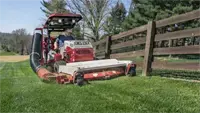 Finish Mower Combine with the Ventrac Vacuum Collection System to efficiently collect grass clippings, leaving your lawn pristine.