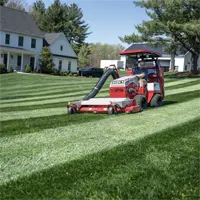 Finish Mower Create vibrant lawn stripes with the Ventrac Finish Mower's full-width rear rollers, enhancing the visual appeal of your landscape. Paired with the Ventrac finish mower, the RV602 efficiently collects grass clippings, leaving behind a clean and manicured lawn.