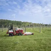 Finish Mower Maintain vineyard aesthetics with the Ventrac Finish Mower, designed to navigate narrow rows and uneven terrain for precise, even cuts.