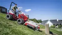 Finish Mower Confidently mow on steep terrain and reverse uphill to navigate around obstacles while keeping a consistent cut with the Ventrac Finish Mower.