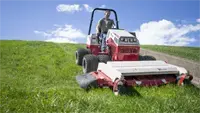 Designed for municipalities, the Ventrac Finish Mower handles embankments with precision and safety.