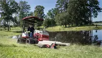 Finish Mower Achieve a high-quality cut even in wet conditions, thanks to the Ventrac Finish Mower's superior design and performance.