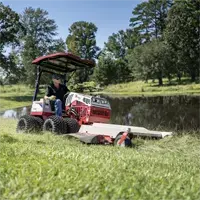 Finish Mower Achieve a high-quality cut even in wet conditions, thanks to the Ventrac Finish Mower's superior design and performance.