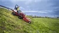 MWMY Flail Mower Combined with the Ventrac tractor’s slope capability, the Flail Mower makes monthly maintenance on hills faster.