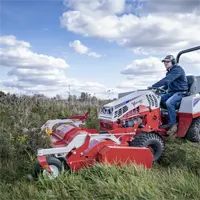 MWMY Flail Mower With its full-width rear roller and floating deck, the Flail Mower follows uneven ground contours for a consistent, even finish.