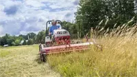 MWMY Flail Mower Reclaim overgrown fields efficiently—the Flail Mower cuts wide, leaving a uniform surface for easier ongoing maintenance.
