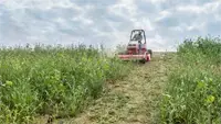 MWMY Flail Mower The Flail Mower powers through heavy brush, clearing vegetation down to bare soil and preparing sites for new lawns.