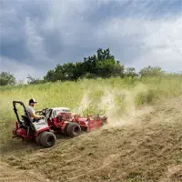 MWMY Flail Mower Contractors can save hours of prep work by using the Flail Mower to mulch and grind thick overgrowth into the dirt before turf installation.