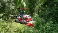 MZ480 Brush Cutter From roadside vegetation to overgrown private properties, the MZ480 Brush Cutter makes cleanup faster with its rear discharge deck and rugged spindle power designed for heavy brush.
