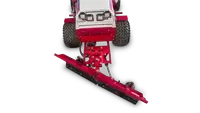 SE530 V-Blade The Ventrac SE530 V-Blade offers versatile snow removal with its 53.125-inch width, hydraulically adjustable wings, and reversible high-carbon steel cutting edges, making it ideal for clearing sidewalks and tight spaces.