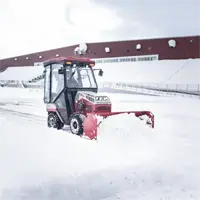 SP720 Box Plow On turf fields, the optional turf edge ensures safe snow removal without gouging or tearing the playing surface.