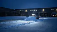 SP720 Box Plow In parking lot storms, the Ventrac + SP720 clears deeply in a single pass—efficiency where it matters most.