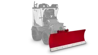 Built to save labor and time, the Ventrac ND series Snow Plow blades are versatile attachments designed not only for plowing snow but also for moving material and cleaning sidewalks with fewer passes.