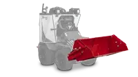 NE380 Snow Bucket Weighing just 170 pounds, this hydraulic snow bucket attaches easily to the SSV platform to streamline snow, slush, and ice cleanup in tight or confined spaces.