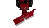 NV360 V-Blade Angled-left configuration allows the NV360 to bank snow to the left side, directing cleared snow away from buildings or pedestrian areas with precision.