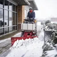 Clear business fronts and sidewalks quickly for safe pedestrian usage.