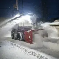 NX340 Snowblower The NX340 Snow Blower allows operators to clear thick snow efficiently in low-light conditions, using the SSV’s built-in lights for enhanced visibility on sidewalks, school grounds, and commercial walkways.