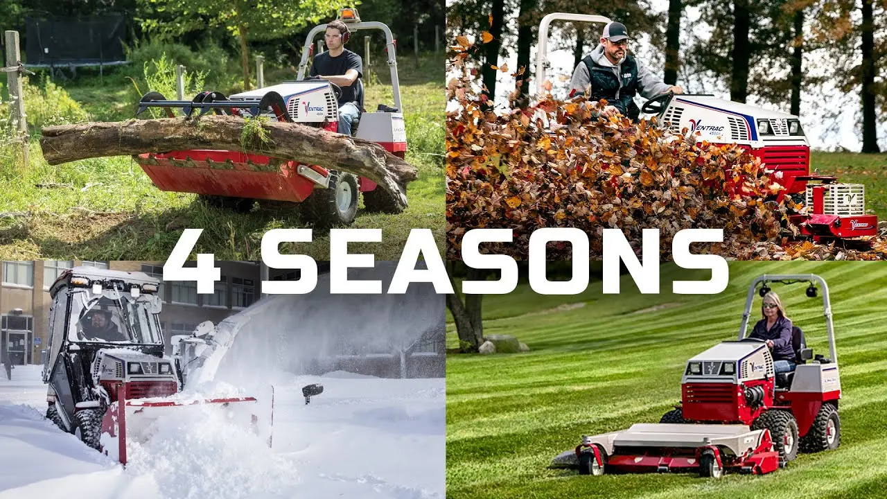 A Year With Ventrac  The 4 Seasons Strong Tractor
