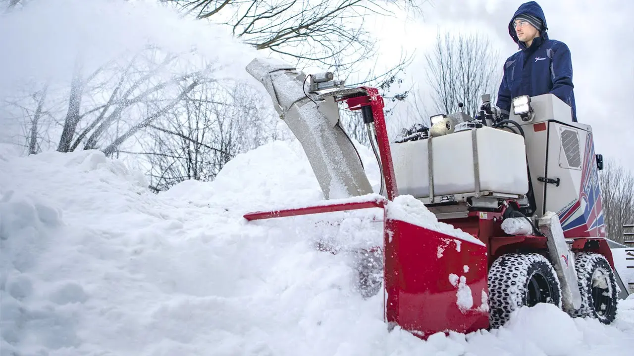 Snow Blower Broom  Plow  SSV Stand On Skid Steer  Real World Work