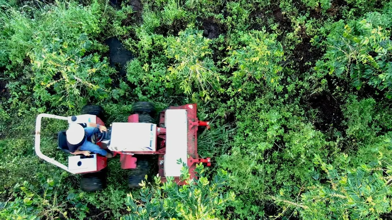 Hawaiis Extreme Terrain Requires Flex Frame Ventrac Tractor for Brush Mowing