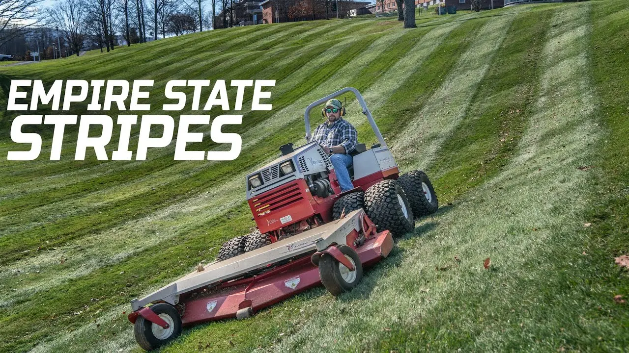Striping On Mountains At University Campus