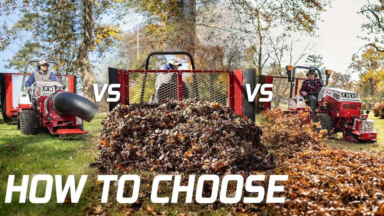 Blower Vs Turbine Vs Plow  Fastest Leaf Removal