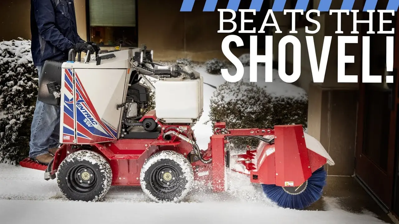 A Sidewalk Snow Vehicle Built for Professionals