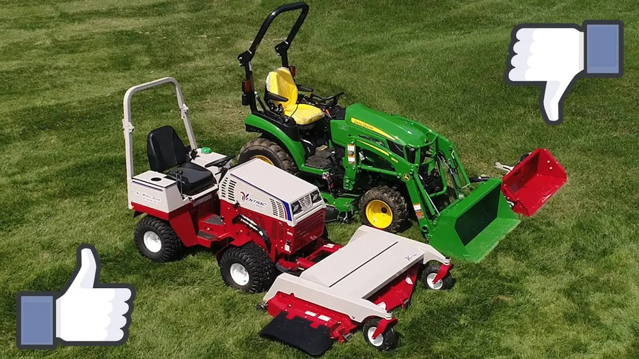 John Deere 2025R Vs Ventrac 4500  Side by Side Tractor Comparison