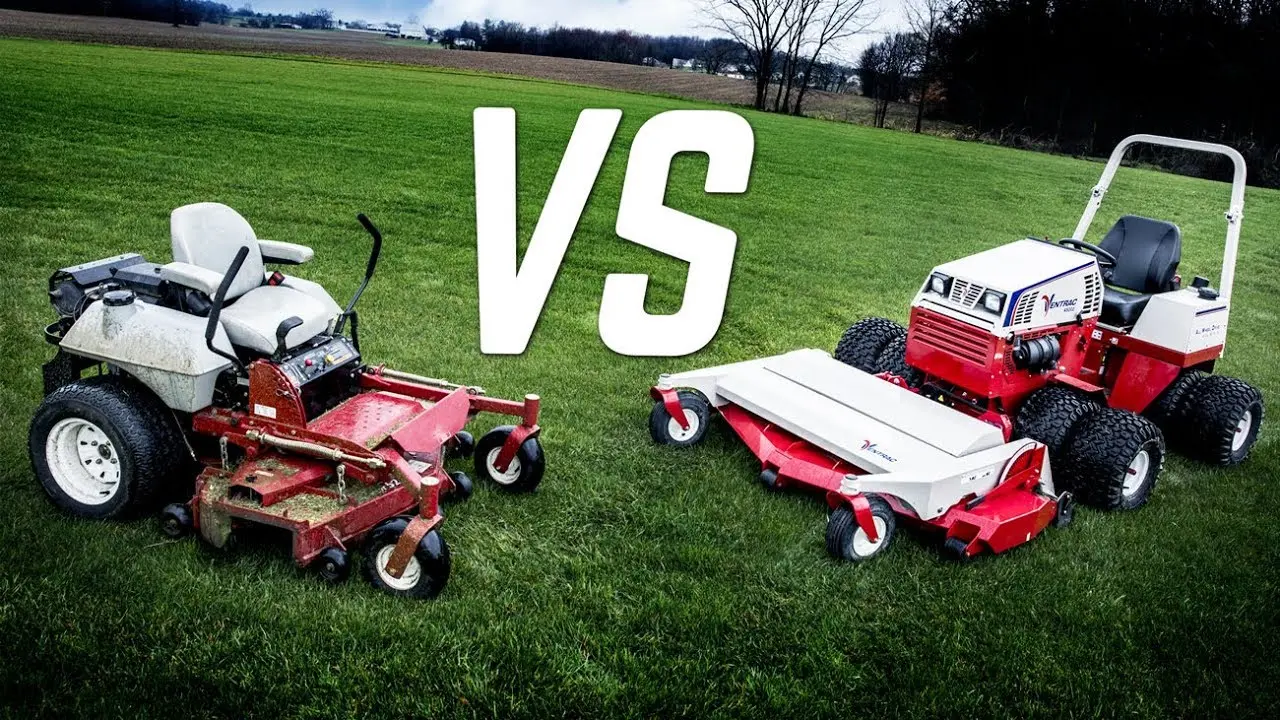 Ventrac Vs Zero Turn  Wet Ground Conditions