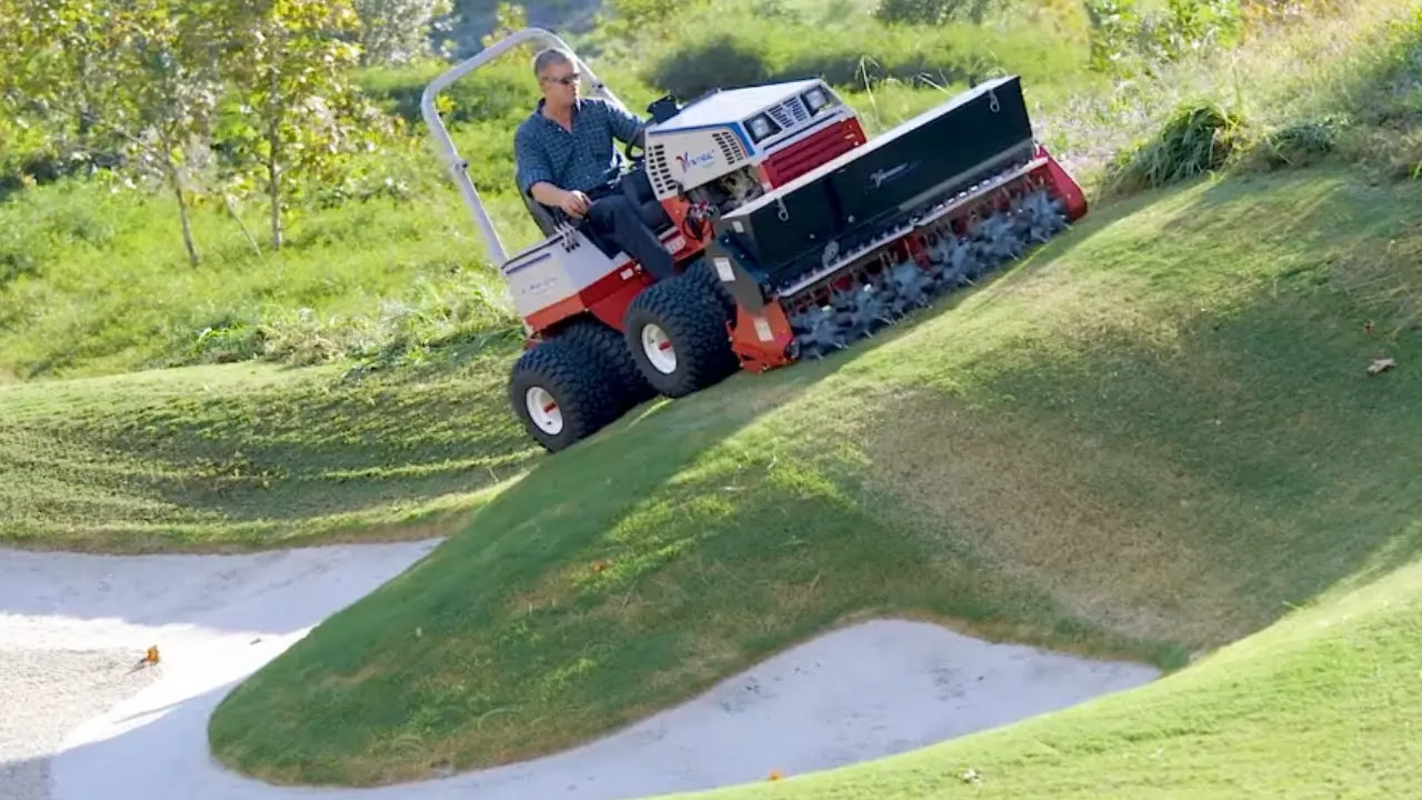 Aerate Impossible Places on Ventrac Tractor  Aeration Without Cores  Real World Work