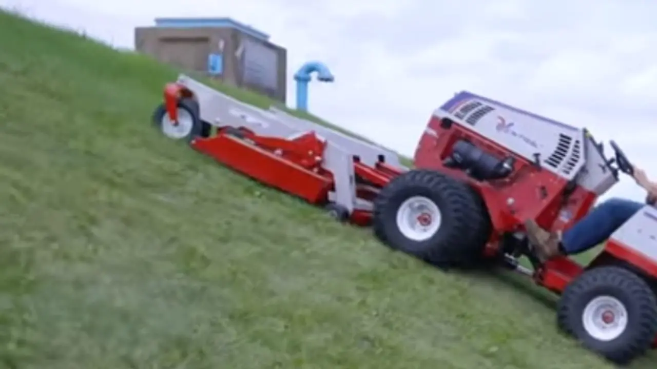 How to Set Up Your Tractor to Safely Mow Slopes  Ventrac MMM