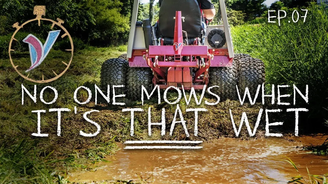 Ventrac MMM 07  No One Mows When its Wet
