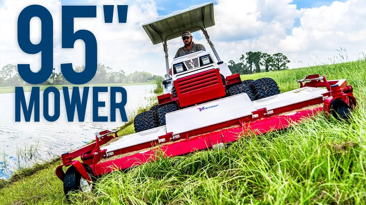 95 Wide Mower for Fastest Mowing Times with a Ventrac  MMM